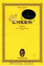 Suite for 13 Wind Instruments Op.4 1933 PDF电子版封面