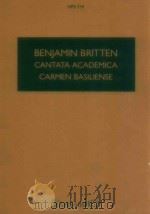 Cantata Academica Carmen Basiliense 1960 PDF电子版封面