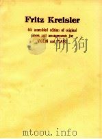 4th assembled edition of original pieces and arrangements for volin and piano 1941 PDF电子版封面