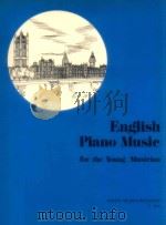 Piano Music for the Young Musican English piano music for the yong musician Z.7416 PDF电子版封面 Krause Annamaria