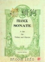 Sonate A dur für Violine und Klavier（ PDF版）