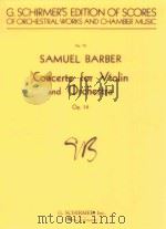 Concerto for violin and orchestra（ PDF版）