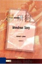 Wondrous Story clarinet+piano D 2008 6045 103（ PDF版）