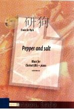 Pepper and Salt Blues for Clarinet(Bb)+piano D 2007 6045 105（ PDF版）