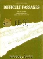 990 difficult passages from the symphonic repertoire for oboe and cor anglais volume 3 1953 PDF电子版封面 0060022944