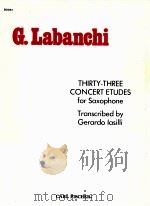 thirty-three concert etudes for saxophone（1936 PDF版）