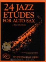24 jazz etudies for alto sax（1986 PDF版）