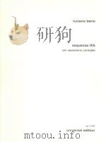 sequenza ixb per sassofono contralto（1980 PDF版）