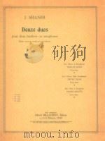 duoze duos pour deux hautbois ou saxophone 3 suite     PDF电子版封面    J.Sellner 