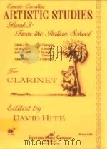 Artistic Studies from the French School for clarinet Book 3（1989 PDF版）