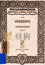 Variationen Op.30 PDF电子版封面 Anton Webern