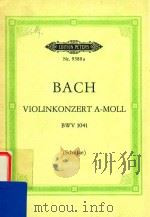VIOLINKONZERT A-MOLL bwv1041（1971 PDF版）