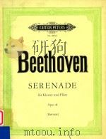 SERENADE fur Klavier und flote Oder Violine Opus 41（1955 PDF版）