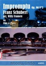 Impromptu for Flute & Piano op.90 No.3 PDF电子版封面
