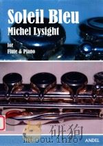 Soleil Bleu for Flute & Piano PDF电子版封面