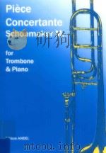 Piece Concertante pour Trombone Tenor & Piano PDF电子版封面