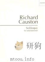 soliloquy for solo bassoon PDF电子版封面 Richard Causton