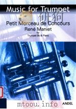 Petit Morceau de Concours for Trumpet Bb & Piano（4 PDF版）