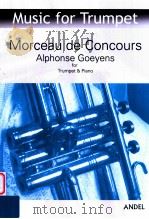 Morceau de Concours for Trumpet & Piano PDF电子版封面