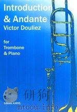 Introduction et Andante for Trombone & Piano 1948 PDF电子版封面