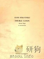 DOUBLE CANON（1960 PDF版）