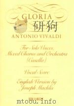 For Solo Voices Mixed Chorus and Orchestra(Gasella)（1986 PDF版）