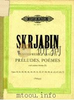 Ausgew?hlte Klavierwerke ?uvres choisies pour piano Ⅲ opus 13 16 38 45 46 48 49 51 52 57 58 58 59 61 PDF电子版封面