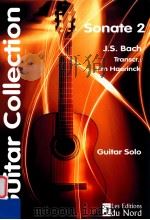 Sonate 2 Guitar Solo PDF电子版封面 Bach Johann Sebastian