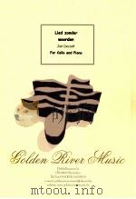 Lied zonder Woorden for Cello and Piano（6 PDF版）