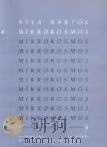 Bela Bartok Mikrokosmos 153 Progressive Piano Pieces 4 Nos.97-121（1995 PDF版）