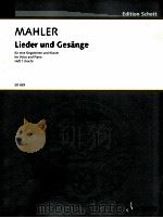 Lieder und Gesange fur eine Singstimme und Klavier ED 829/UE3952a（ PDF版）