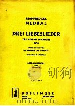 Drei Liebeslieder tre poemi d'amore op.8 1962 PDF电子版封面