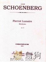 Pierrot Lunaire Melodrama op.21（ PDF版）