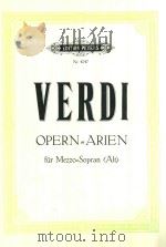 AUSGEWAHLTE OPERN=ARIEN FUR MEZZOSPRAN ALT nr.4247 PDF电子版封面 0014021900 G.Verdi