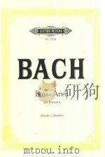 FUNFZEHN ARIEN AUS KANTATEN FUR BASS NR.3335D PDF电子版封面