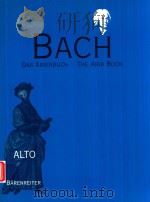 The Aria Book Alto 1998 PDF电子版封面 0006503827