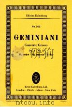 Concerto Grosso Bb major for 2 Violins Viola and Violoncello op.3 no.5（ PDF版）
