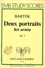 Deux portraits pour orchestre op.5 z.40 053（1953 PDF版）
