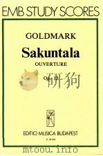 Goldmark Sakuntala-Ouverture Op.13 Z.40 059（1957 PDF版）