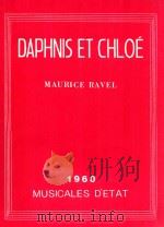 Daphnis Et Chloe 1960 PDF电子版封面 Maurice Ravel