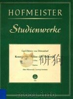 Konzert fur Violine und Orchester G Dur Partitur PDF电子版封面 Carl Ditters von Dittersdorf