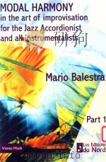 Modal Harmony in the art of improvisation for the Jazz Accordionist and all instrumentalists part 1（ PDF版）