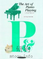 The Art of Piano Playing（1967 PDF版）
