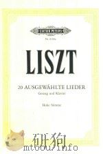 20 AUSGEWAHLTE LIEDER FUR GESANG UND KLAVIER（1986 PDF版）
