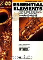 Essential Elements 2000  a comprenhensive Band method  Bb Tenor saxophone book1（1999 PDF版）