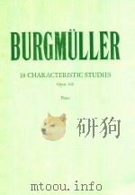 18 Characteristic Studies Opus 109 Piano PDF电子版封面