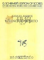Piano concerto op. 38（1962 PDF版）