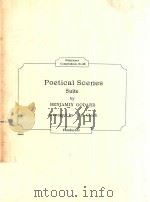 POETICAL SCENES SUITE 1918 PDF电子版封面