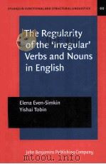 the regularity of the ‘irregular‘verbs and nouns in english（ PDF版）