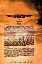 on the growth rate of reef corals and the sea water temperature in the japanese islands during the l（1934 PDF版）